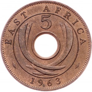 East Africa, 5 Cents 1963, London