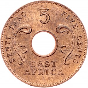 Východní Afrika, 5 centů 1964, Londýn