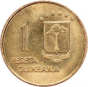 Equatorial Guinea, 1 Peseta 1969, Madrid