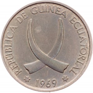 Equatorial Guinea, 5 Pesetas 1969, Madrid