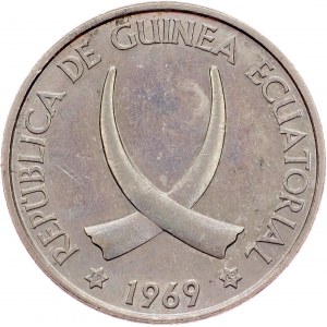 Gwinea Równikowa, 25 peset 1969, Madryt