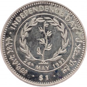 Eritrea, 1 Dollar 1993, Tadworth