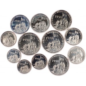 Eritrea, 1, 5, 10, 25, 50, 100 Cents 1997