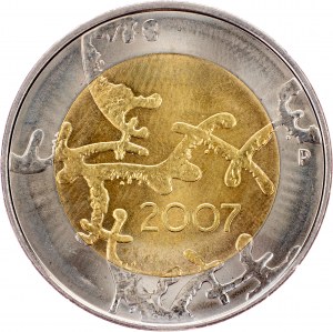 Finland, 5 Euro 2007, Vantaa