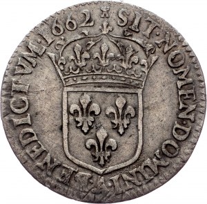 France, 1/12 Ecu 1662, A