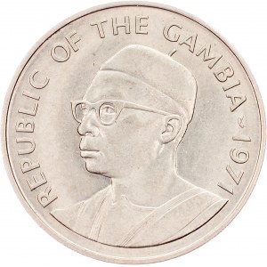 Gambia, 1 Dalasi 1971, Llantrisant