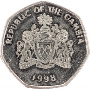 Gambia, 1 Dalasi 1998, Llantrisant