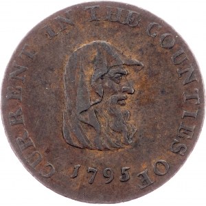 Great Britain, 1/2 Penny 1795