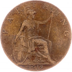 Great Britain, 1 Farthing 1919, London