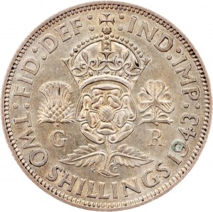 Great Britain, 2 Shillings 1943