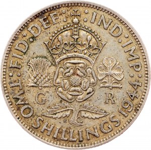 Great Britain, 2 Shillings 1944