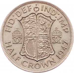 Great Britain, 1/2 Crown 1947