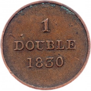 Guernsey, 1 Doppel 1830, Handsworth
