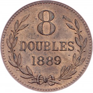 Guernsey, 8 Doubles 1889, Heaton