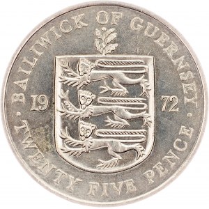 Guernsey, 25 Pence 1972