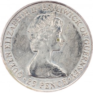 Guernsey, 25 Pence 1980