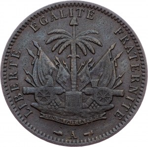 Haiti, 1 Centime 1895, Paris