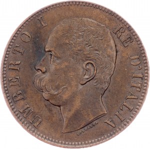 Italy, 10 Centesimi 1893, Heaton