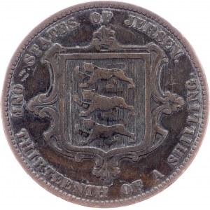 Jersey, 1/13 Schilling 1870