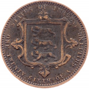 Jersey, 1/26 Schilling 1871, London
