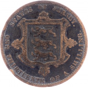 Jersey, 1/13 Shilling 1871
