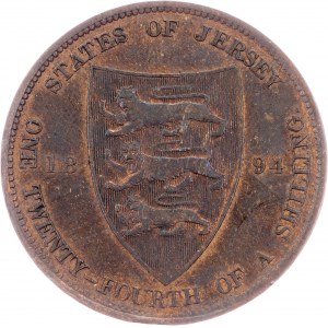 Jersey, 1/24 szylinga 1894, Londyn