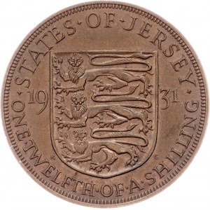 Jersey, 1/12 szylinga 1931, Londyn