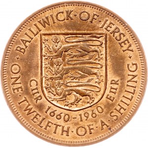 Jersey, 1/12 szylinga 1960, Londyn