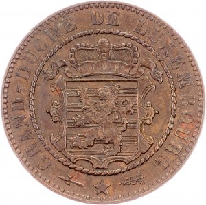 Luxembourg, 10 Centimes 1854, Brussels