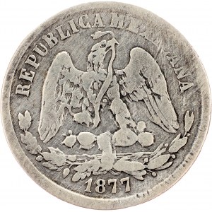 Mexico, 25 Centavos 1877, Guanajuato