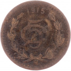 Mexico, 5 Centavos 1915, Mexico City
