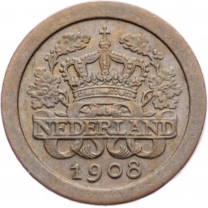 Niederlande, 5 Cents 1908