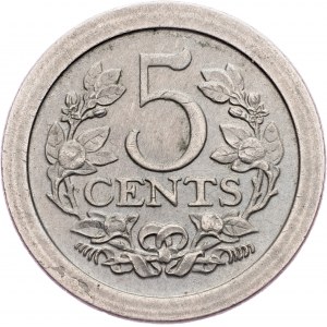 Niederlande, 5 Cents 1909