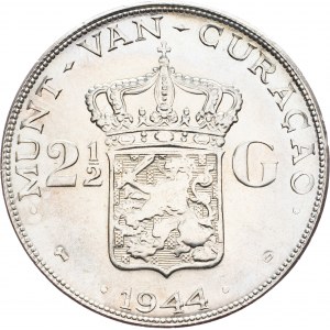 Netherlands Antilles, 2 1/2 Gulden 1944, Denver