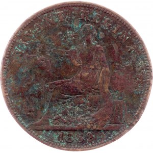 New Zealand, 1 Penny 1862