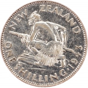New Zealand, 1 Shilling 1943, London