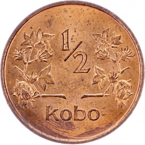 Nigeria, 1/2 Kobo 1973, Llantrisant