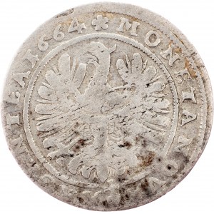 Poland, 15 Kreuzer 1664