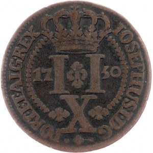 Portugal, 10 Réis 1750, Lisbon