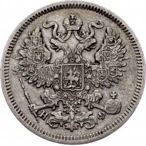 Russia, 20 Kopecks 1864, СПБ-НФ