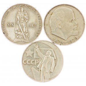 Russia, 1 Rouble 1965, 1967, 1970, Leningrad