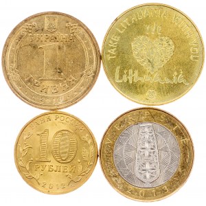 Russia, Tokens, 2 Litai 2012, 2013