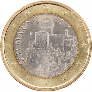 San Marino, 1 Euro 2017, Rome
