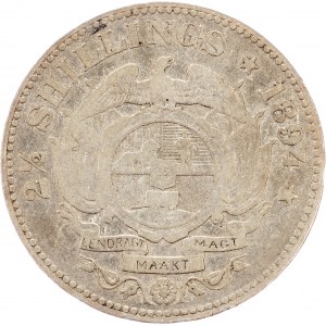 South Africa, 2 1/2 Shillings 1894, Pretoria