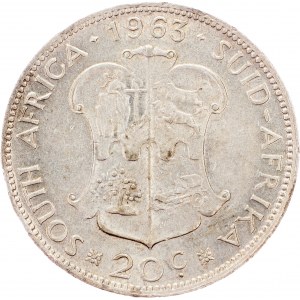 South Africa, 20 Cents 1963, Pretoria