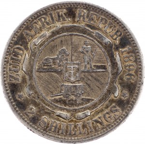 South African Republic, 2 Shillings 1896, Pretoria