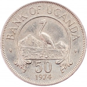 Uganda, 50 Cents 1974, London
