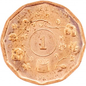 Uganda, 1 Shilling 1987, Llantrisant