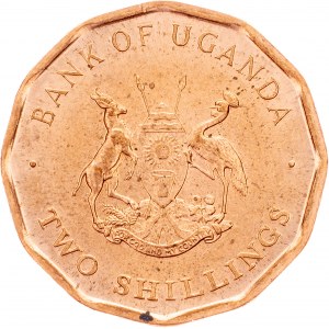 Uganda, 2 Shillings 1987, Llantrisant