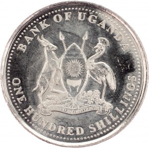 Uganda, 100 Shillings 1998, Winnipeg